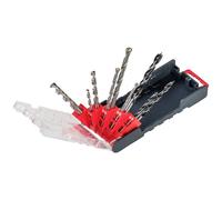 kwb 109154 HSS Jeu de forets spiralés pour pierre 9 pièces 5 mm, 6 mm, 8 mm, 3 mm, 4 mm, 5 mm, 3 mm, 4 mm, 5 mm tige cylindrique