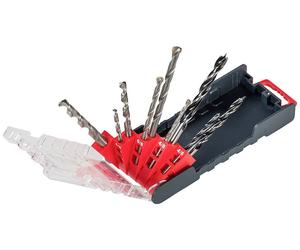 kwb 109154 HSS Jeu de forets spiralés pour pierre 9 pièces 5 mm, 6 mm, 8 mm, 3 mm, 4 mm, 5 mm, 3 mm, 4 mm, 5 mm tige cylindrique