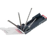 kwb 109164 acier à métaux Jeu de forets pour marteau-perforateur 4 pièces 5 mm, 6 mm, 8 mm, 10 mm SDS-Plus 1 set