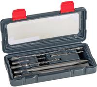 kwb 109166 acier 40CR Jeu de burins 6 pièces 5 mm, 6 mm, 8 mm, 10 mm SDS-Plus 1 set