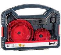 kwb 109178 Jeu de scies-cloches 8 pièces 68 mm, 76 mm, 89 mm, 102 mm, 127 mm 8 pc(s)