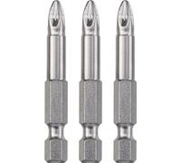 kwb 3 x bits 50 mm PZ 1 Acier Industrial 121151 (TQ en acier 60, ISO 1173, le lecteur C 6.3)