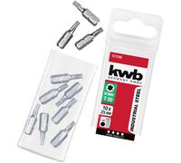 KWB Jeu de 10 embouts Torx 20 Industrial Steel, 25 mm, six pans mâle 1/4