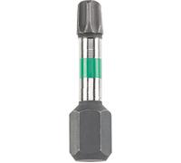 KWB Embout TORX T20 30 mm Extreme Force 127220 – Impact, Tq 60, acier, ISO 1173, entraînement C 6.3
