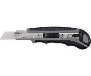 kwb 14018 cutter avec sécable 18 mm 014 018 (6 pales fonction de verrouillage automatique, guide-lame en acier inoxydable)