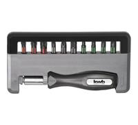 kwb 152010 Handy Torsion Bit-Box - 12 pcs. y compris porte-embouts et poignée
