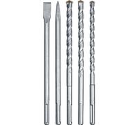 kwb 194000 acier 40CR Jeu de burins 5 pièces 18 mm, 20 mm, 25 mm Longueur totale 400 mm SDS-Max 5 pc(s)