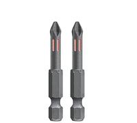 kwb 2 x bits 50 mm PH 3 torsion 122053 (TQ 60 en acier, de torsion, ISO 1173, lecteur C6.3)