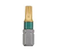 kwb 2 x bits de 25 mm TORX T40 titane 124240 (Tin, acier TQ 60, ISO 1173, lecteur C6.3)