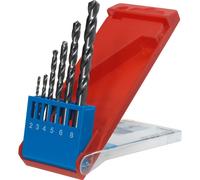 kwb 205540 HSS Jeu de forets pour le métal 6 pièces 2 mm, 3 mm, 4 mm, 5 mm, 6