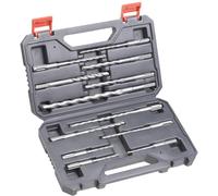 kwb 240280 acier 40CR Jeu de forets pour marteau-perforateur 12 pièces 5 mm, 6 mm, 8 mm, 10 mm, 12 m