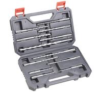 kwb 240280 acier 40CR Jeu de forets pour marteau-perforateur 12 pièces 5 mm, 6 mm, 8 mm, 10 mm, 12 m