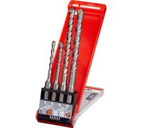 kwb 240500 acier 40CR Jeu de forets pour marteau-perforateur 4 pièces 5 mm, 6 mm, 8 mm, 10 mm SDS-Plus 1 set