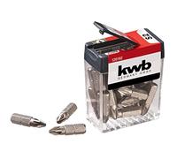 kwb 25 x embouts PZ2 boîte distributrice (25 mm, C 6.3, ISO 1173, pack avantage), 1 V, pièce