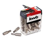 kwb 25 x embouts T25 boîte distributrice (25 mm, C 6.3, ISO 1173, lot avantageux), 1 V, pièce