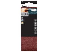 KWB 3 bandes abrasives corindon 65 x 410 Assortiment