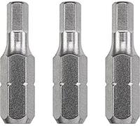 kwb 3 x bits 25 mm Hex 3.0mm Industrial Steel 121403 (TQ acier 60, ISO 1173, le lecteur C) 6,3