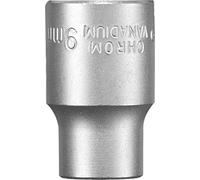 kwb alvéole 9 mm pour 3/8 '' cliquets 372209 (chrome-vanadium, trempé, chromé mat, hauteur 28 mm)