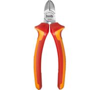 kwb VDE Pince coupante diagonale/pince à fil 160 mm selon DIN ISO 5749, arêtes de coupe trempées par induction, homologuée VDE GS
