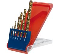 kwb 427040 HSS Jeu de forets pour le métal 6 pièces 2 mm, 3 mm, 4 mm, 5 mm, 6 mm, 8 mm M2 DIN 338 tige cylindrique 1 pc(s)