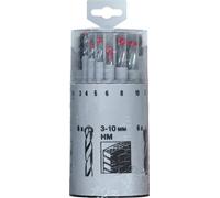 kwb 429690 HSS Jeu de forets pour le métal 18 pièces 3 mm, 4 mm, 5 mm, 6 mm, 8 mm, 10 mm DIN 338 tige cylindrique 18 pc(s)