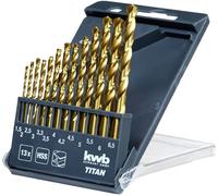 kwb 429844 HSS Jeu de forets pour le métal 13 pièces 2 mm, 2.5 mm, 3 mm, 3.2 mm, 3.5 mm, 4 mm, 4.5 mm, 4.8 mm, 5 mm, 5.5 mm, 6 mm