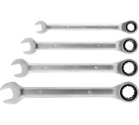 kwb 460490 Jeu de clés à cliquet annulaires doubles 4 pièces Ouverture de clé (métrique) 10 - 17 mm