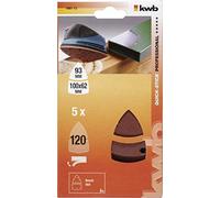 KWB 49496112 93 mm Multi-ponceuse feuilles Pack de 5