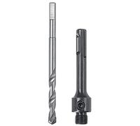 kwb 499001 SDS-Plus Tige de fixation pour scie cloche Easy-Cut 25 mm avec filetage 1/2" -20 UNF avec foret de centrage HSS