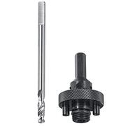 kwb 499004 Tige de fixation hexagonale pour scie cloche Easy-Cut 35-105 mm avec filetage 5/8" -18 UNF avec foret de centrage HSS