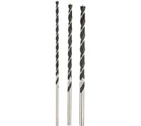 kwb 511890 Jeu de forets pour le bois 3 pièces 6 mm, 8 mm, 10 mm Longueur