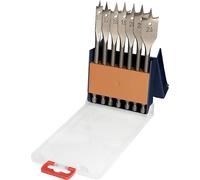 kwb Jeu de mèches à bois plates, queue 1/4", E 6.3 - Jeu de mèches, 7 pièces