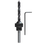 kwb ensemble de trépan de forage de bois en colimaçon à chanfreiner et l'arrêt de profondeur, 3 parties, 5131-06