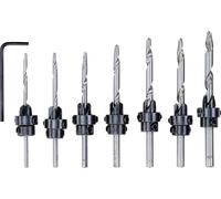 kwb 513190 Jeu de mèches à bois plates 8 pièces 3 mm, 3.5 mm, 4 mm, 4.5 mm, 5 mm, 5.5 mm, 6 mm 8 pc(s)