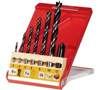 kwb 514200 Jeu de forets pour le bois 3 mm, 4 mm, 5 mm, 6 mm, 8 mm, 10 mm 7 pc(s)