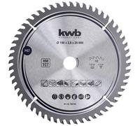KWB Lame de scie circulaire 586768 – Carbure – 190 x 20 mm – Coupe très fine – 1 pc