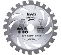kwb 587938 Lame de scie circulaire au carbure 215 x 30 x 1.4 mm Nombre de dents: 30 1 pc(s)