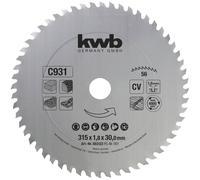 kwb 593122 Lame de scie circulaire 315 x 30 mm 1 pc(s)