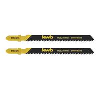 kwb 610220 Lames de scie sauteuse, travail du bois, dent spéciale, HCS, 2 x