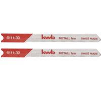 kwb 611130 Lames de scie sauteuse, travail du métal, HSS, 2 x fines 2 pc(s)