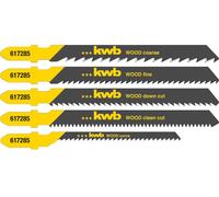 kwb 617285 SET de lames de scie sauteuse pour bois 5 pc(s)