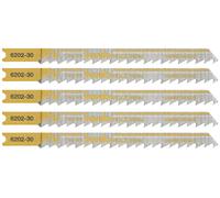 kwb 620235 Lames de scie sauteuse, travail du bois, HCS, tige universelle, pack professionnel, 5 x moyen 5 pc(s)