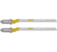 kwb 620920 Lames de scie sauteuse, LAMINÉ, travail du bois, bi-métal, 2 courbes 2 pc(s)