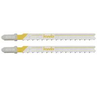 kwb 621020 Lames de scie sauteuse, travail du bois, rectifiées coniques, bi-métal, tige à came, 2 x fins 2 pc(s)