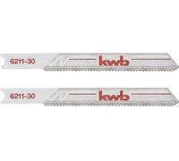 kwb 621130 Lames de scie sauteuse, travail du métal, bi-métal, 2 x fines 2 pc(s)