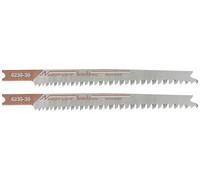 kwb 623030 Lames de scie sauteuse EASY CUT, travail du bois, HCS, tige universelle, 2 x fines-grossières 2 pc(s)