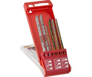 kwb 6256-30 lames de scie sauteuse ensemble, six pièces, l'arbre à cardan