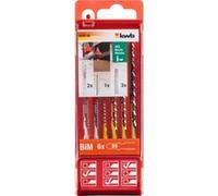 kwb 625620 SET de lames de scie sauteuse, HCS, 6 pièces 6 pc(s) G