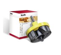 kwb 7 pces scie cloche multi-couronnes Ø 25, 32, 38, 45, 50, 58 et 63 mm avec foret de centrage, bonne capacité de coupe, tige ronde et plateau-support lourd en fonte d'aluminium