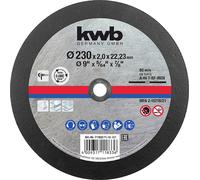 kwb 711833 Disque à tronçonner 230 mm acier